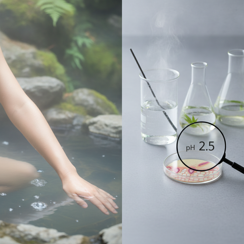 酸性温泉 効能 肌 効果