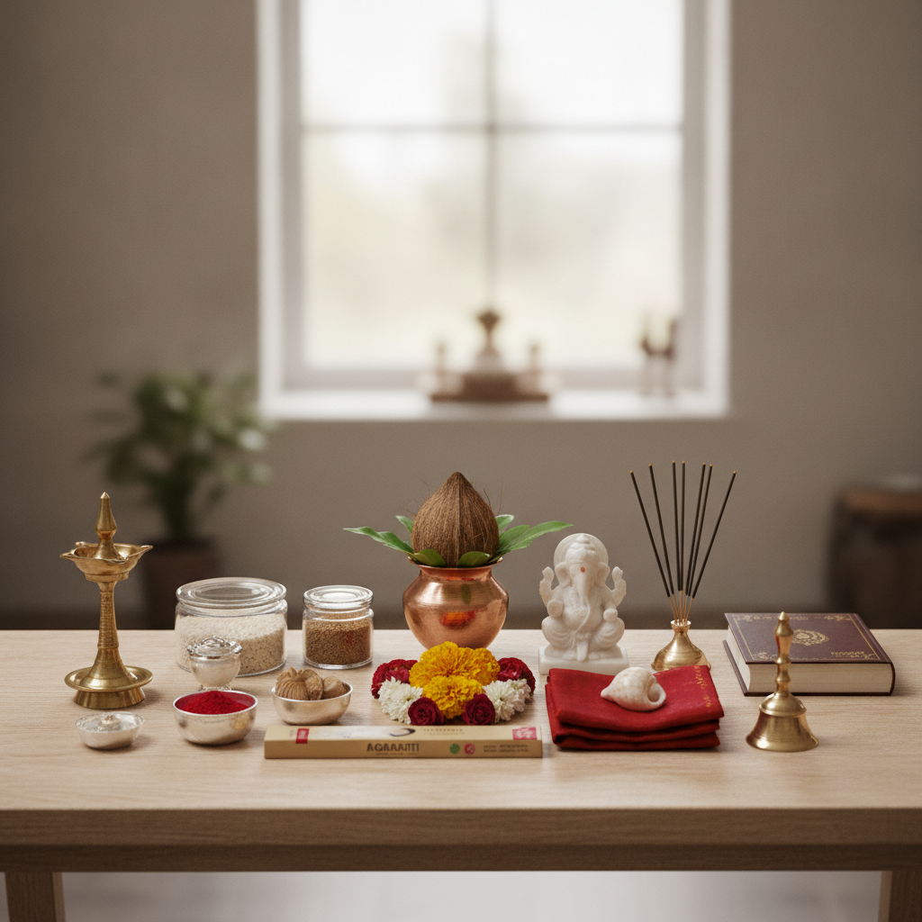पूजा का सामान लिस्ट