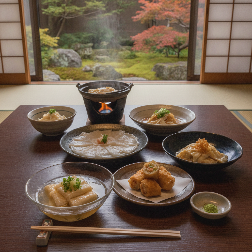 日光湯波 料理 旅館 おすすめ 食べ方
