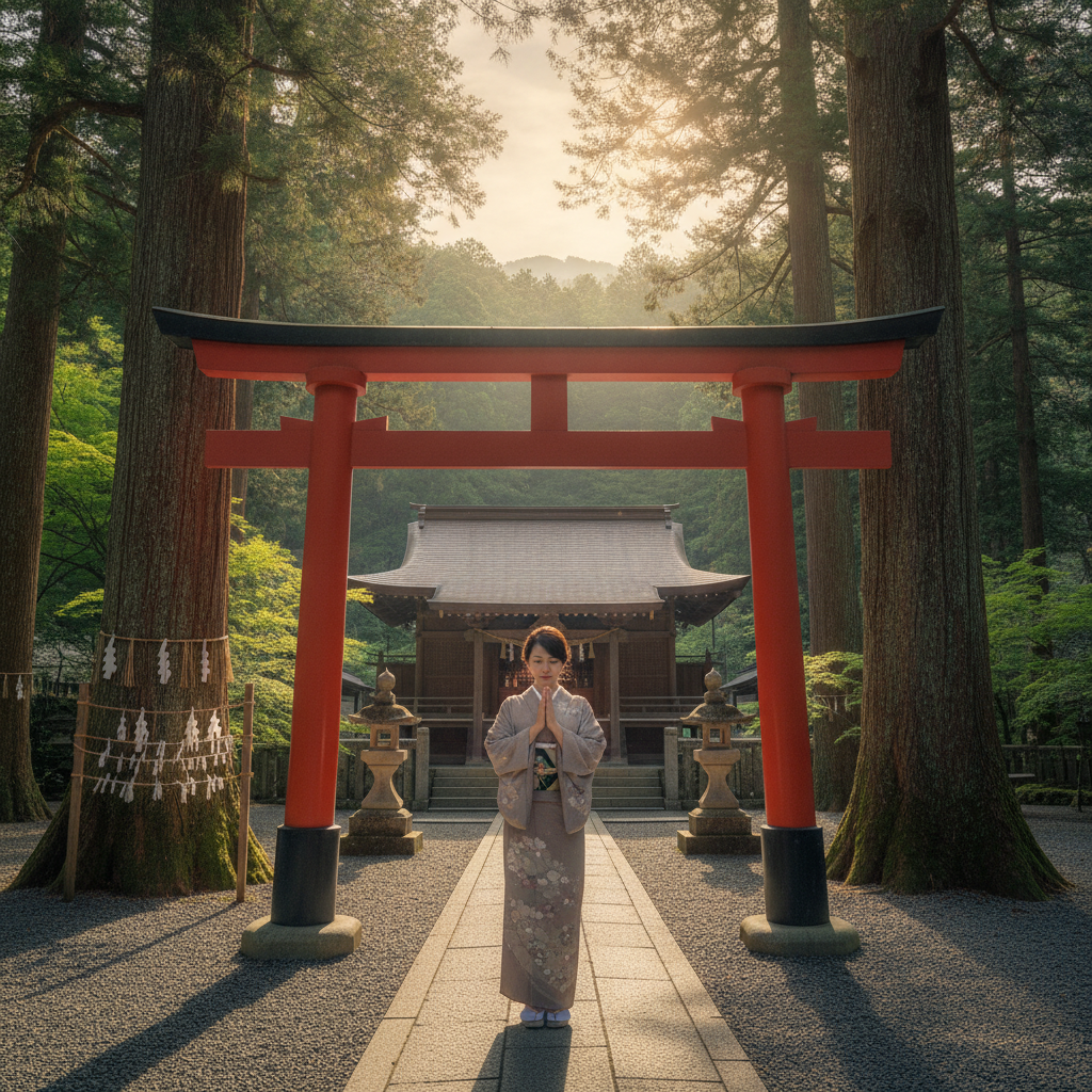 神社参拝「二礼二拍手一礼」完全ガイド：形式を超え、群馬の神々と繋がる作法の真髄