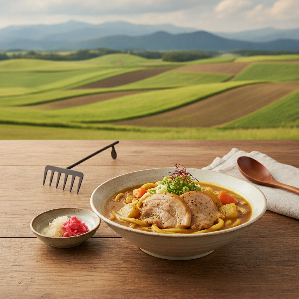 美瑛カレーうどん