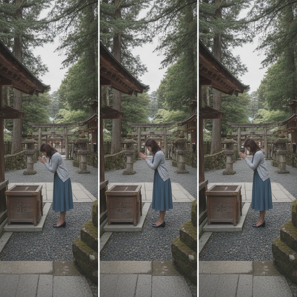 神社 参拝 二礼二拍手一礼