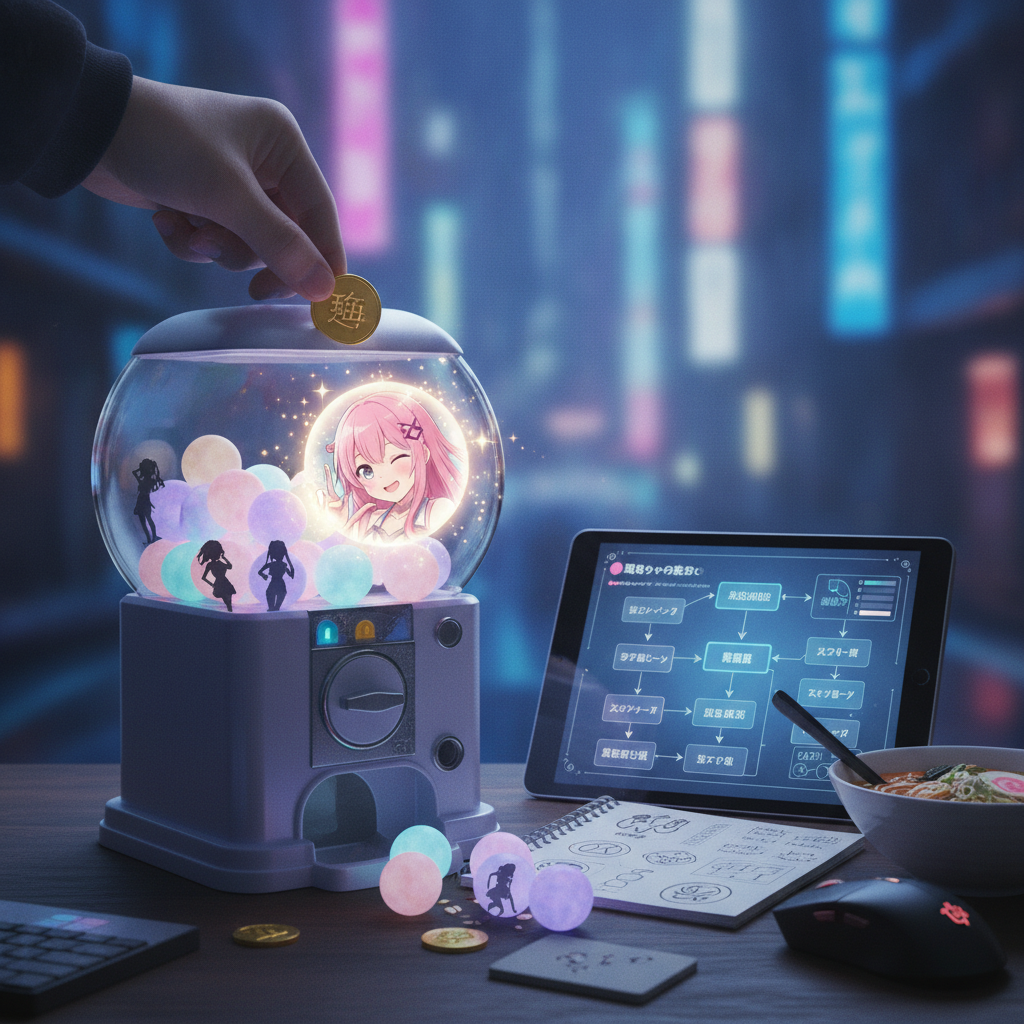 運命ガチャの真髄:美少女ゲームで「推し」を掴む戦略的思考と心理解析ガイド