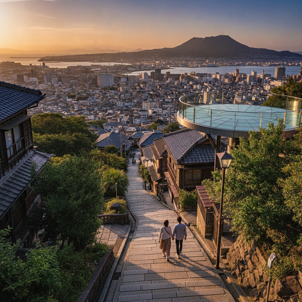長崎 ドラマ 撮影場所 坂道 景色 展望台