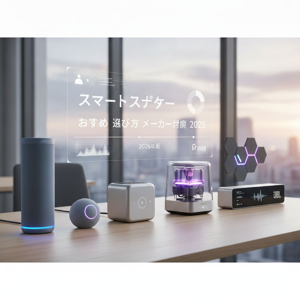 スマートスピーカー おすすめ 選び方 メーカー比較 2026