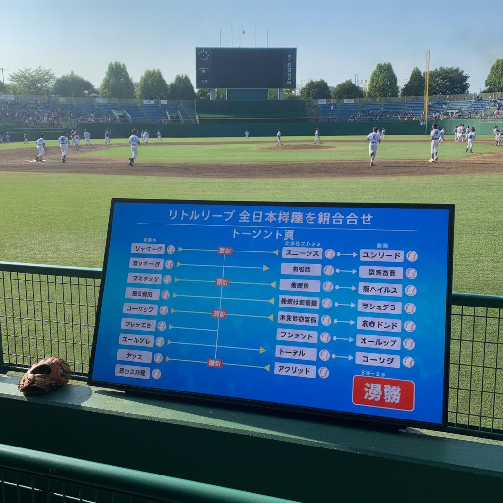 リトルリーグ全日本選手権組み合わせ：トーナメント表から勝利を掴む戦略
