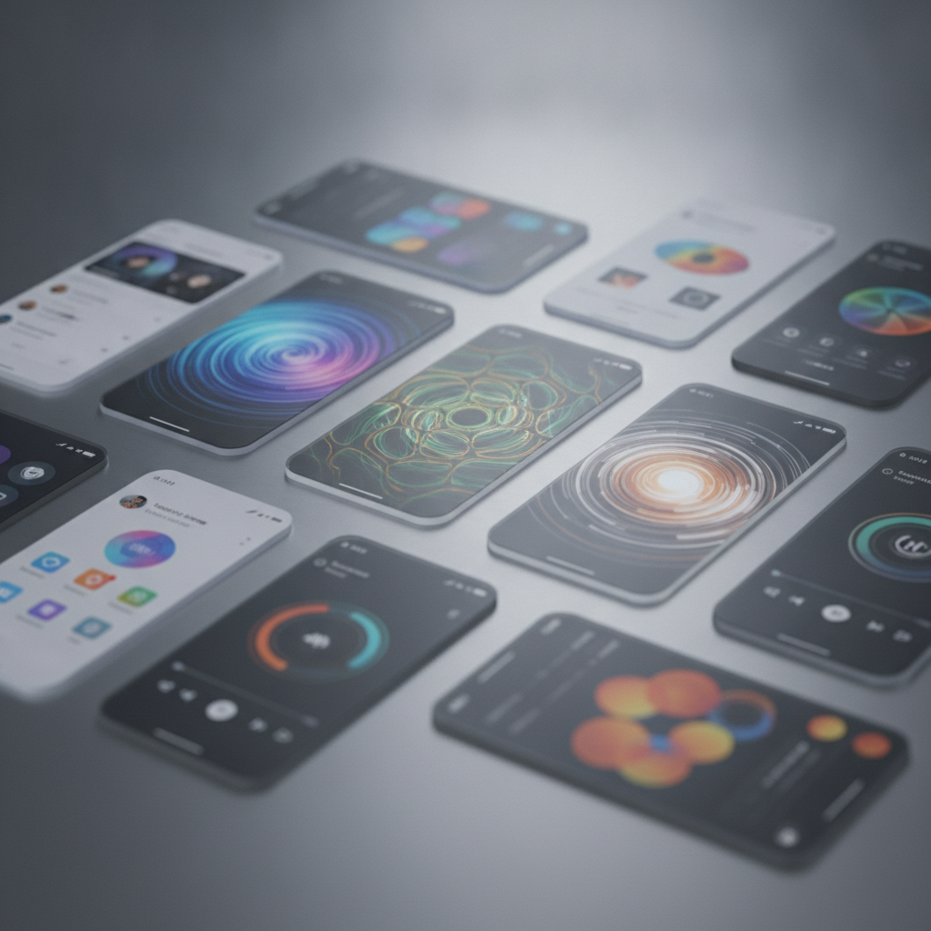 mobile UI design