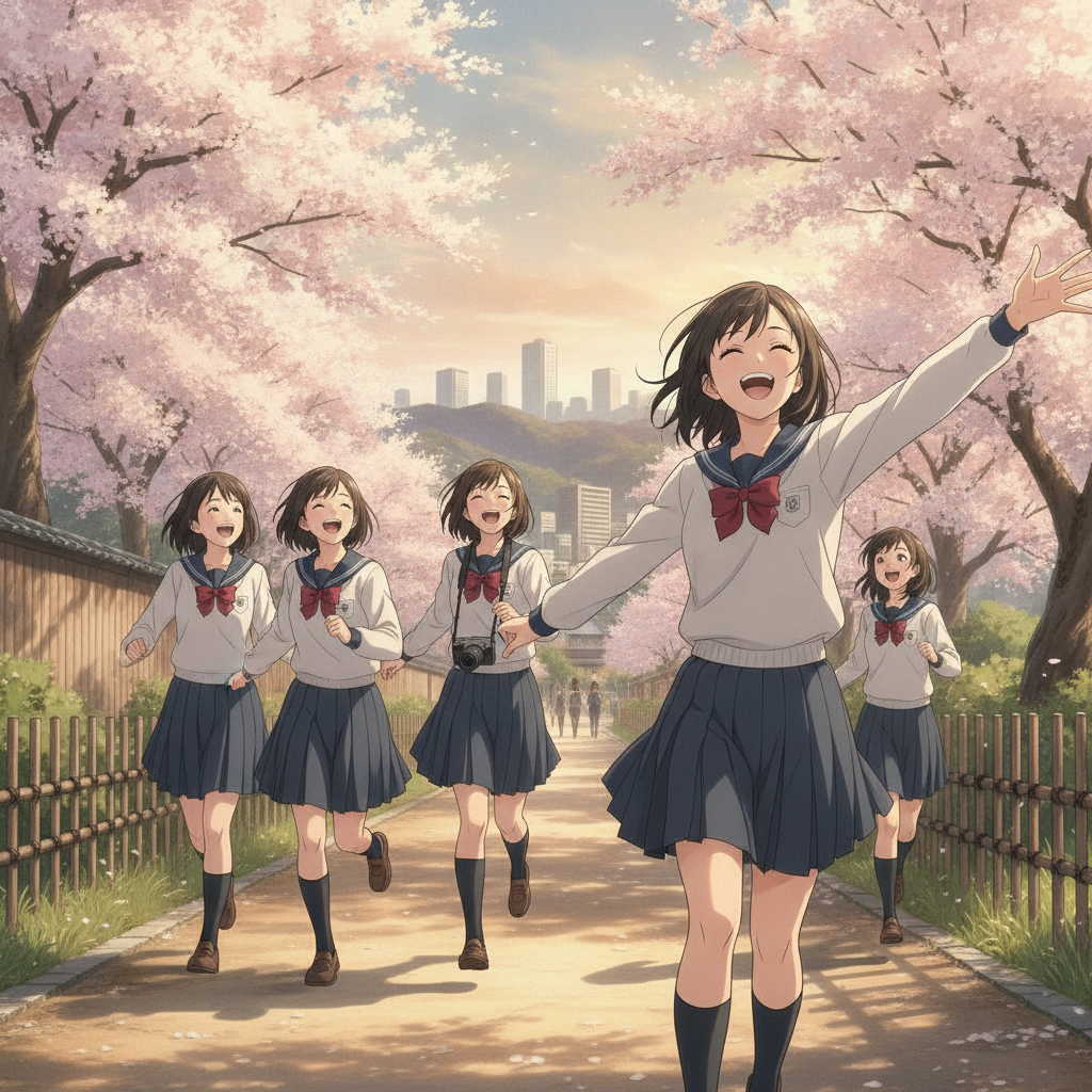 アニメ 女子高生 成長 青春 おすすめ