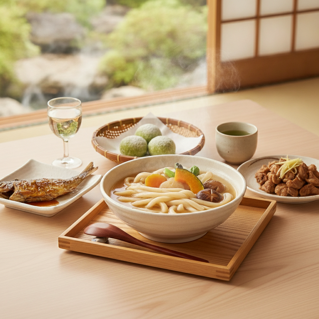 下部温泉 周辺 グルメ 名物 食事