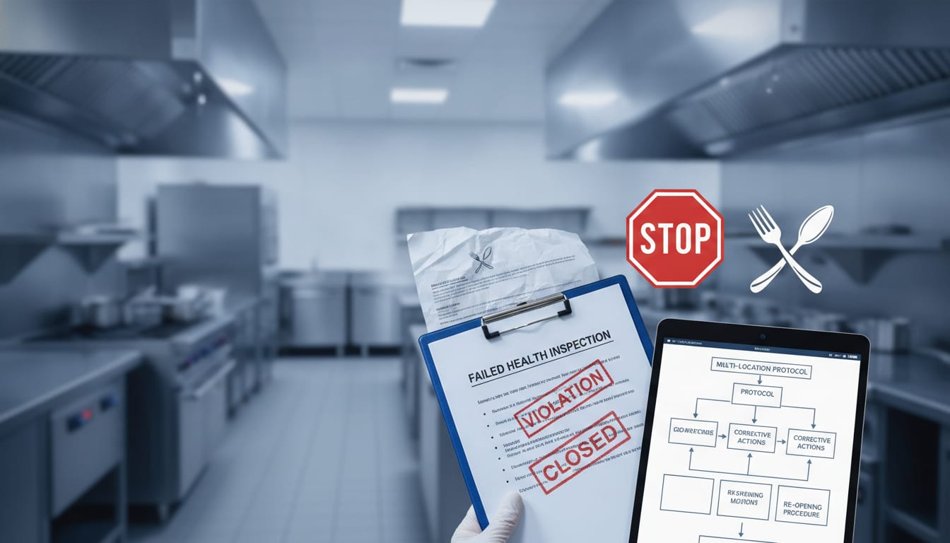 failed health inspection