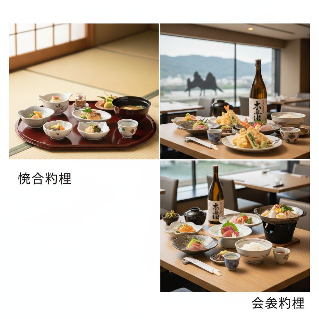 懐石料理 会席料理 違い