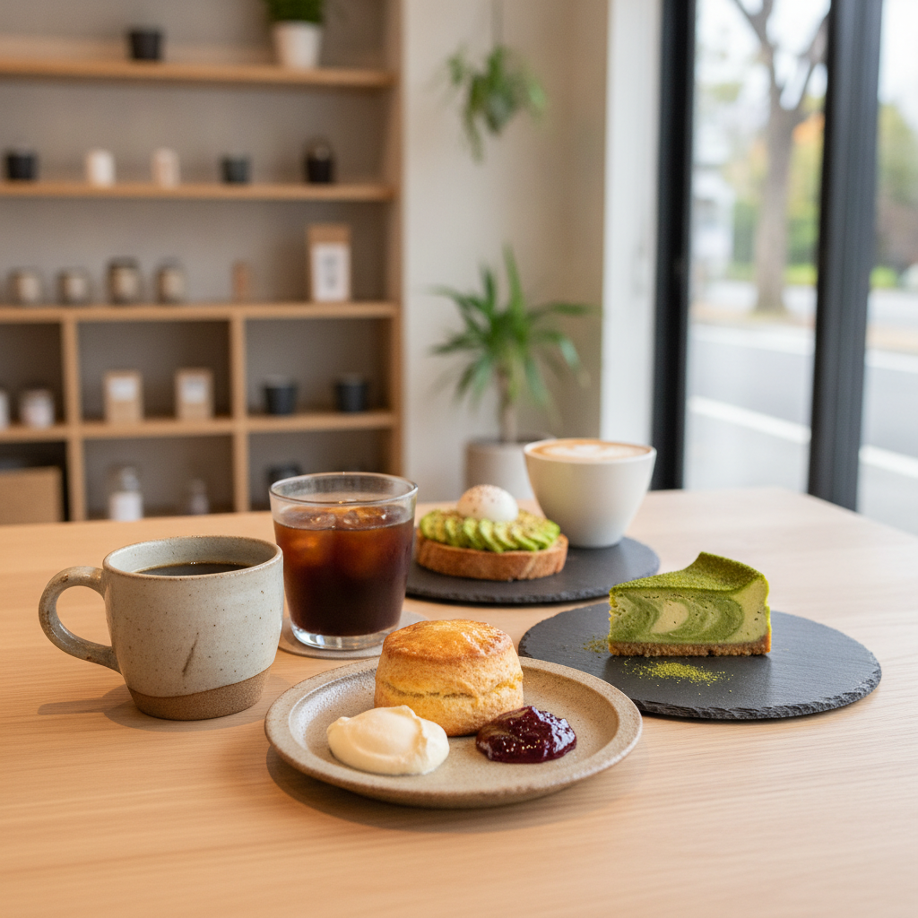 コーヒー 自家製フード 合わせる カフェ 選び方