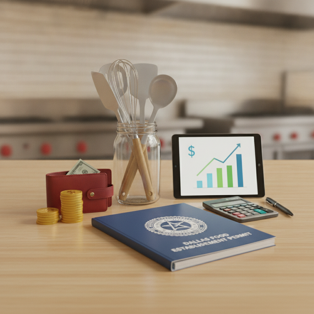 Dallas food establishment permit cost