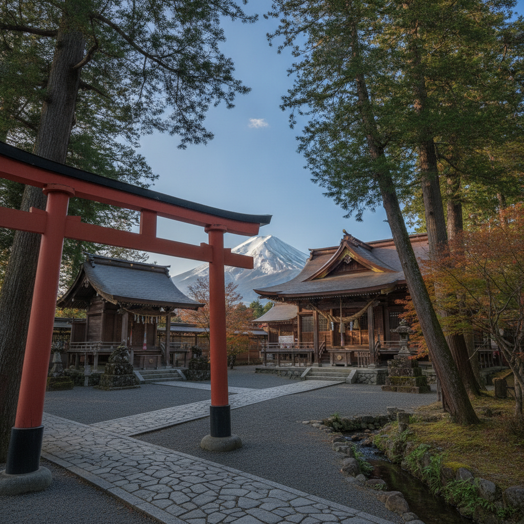 富士御室浅間神社 見どころ 歴史