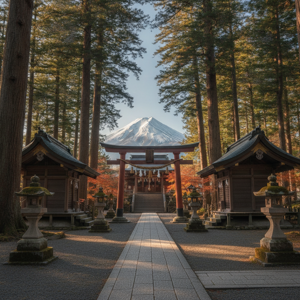 山梨県内の浅間神社完全ガイド：場所と信仰の歴史、富士御室浅間神社との繋がり