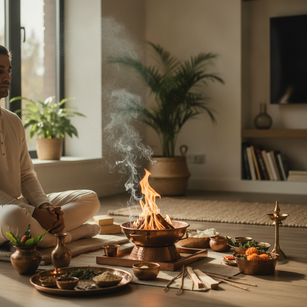 घर पर हवन कैसे करें: संपूर्ण वैदिक विधि और आत्म-सशक्तिकरण
