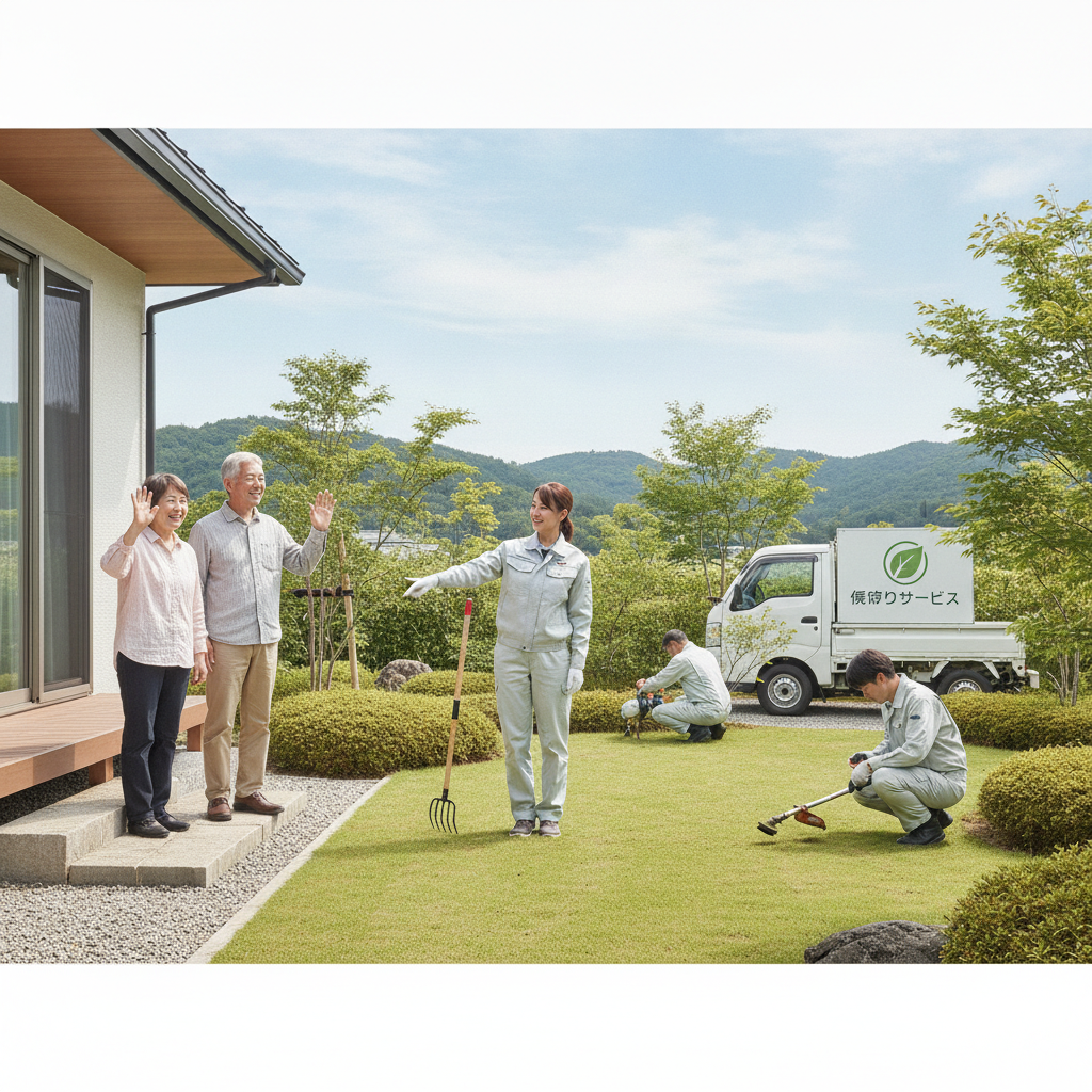 庭 草取り 依頼 シニア 業者