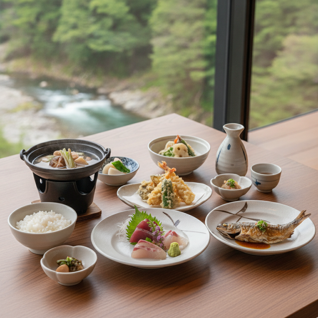 奥多摩 会席料理