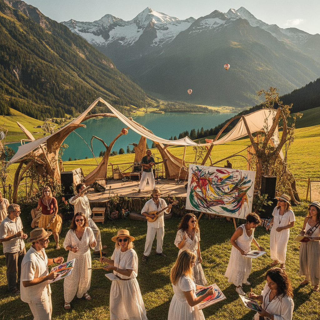 スイス夏の音楽フェス旅行：即興とアートが交差する体験ガイド