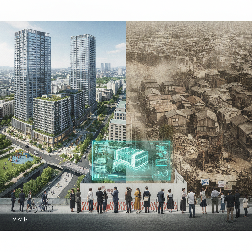 都市再開発 メリット デメリット 住民