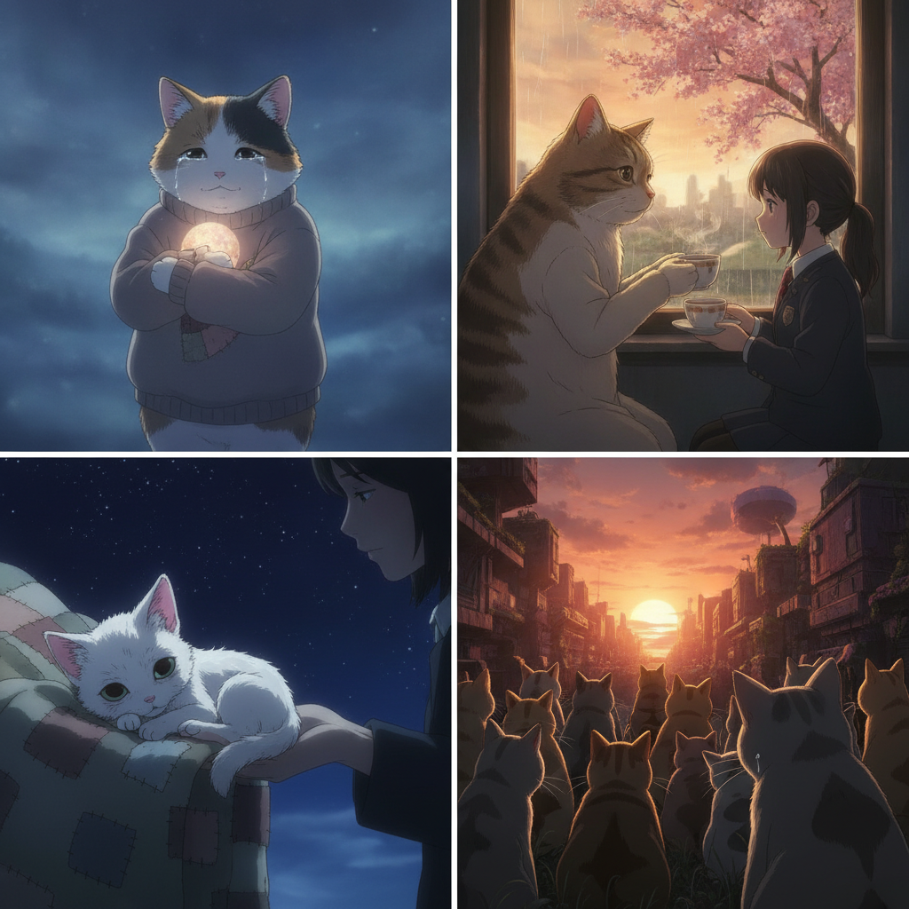 猫アニメ 泣ける