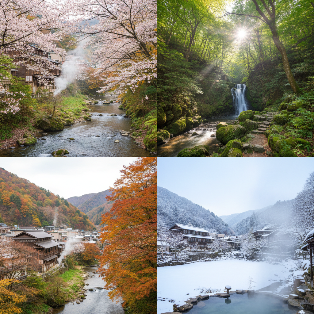 山梨・下部温泉の四季 自然 スポット完全ガイド:湯治と癒しの旅