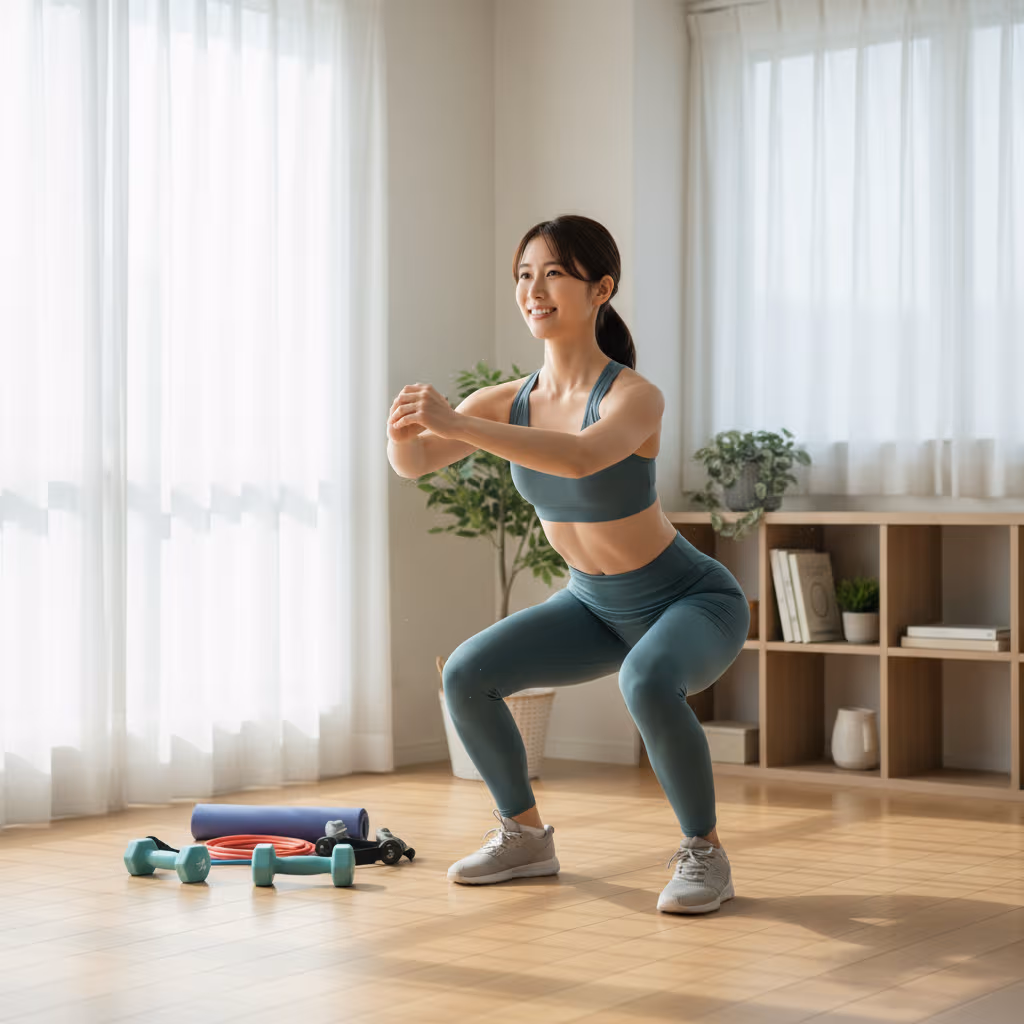 自宅筋トレで変わる！女性初心者のための効果的な始め方と継続の秘訣