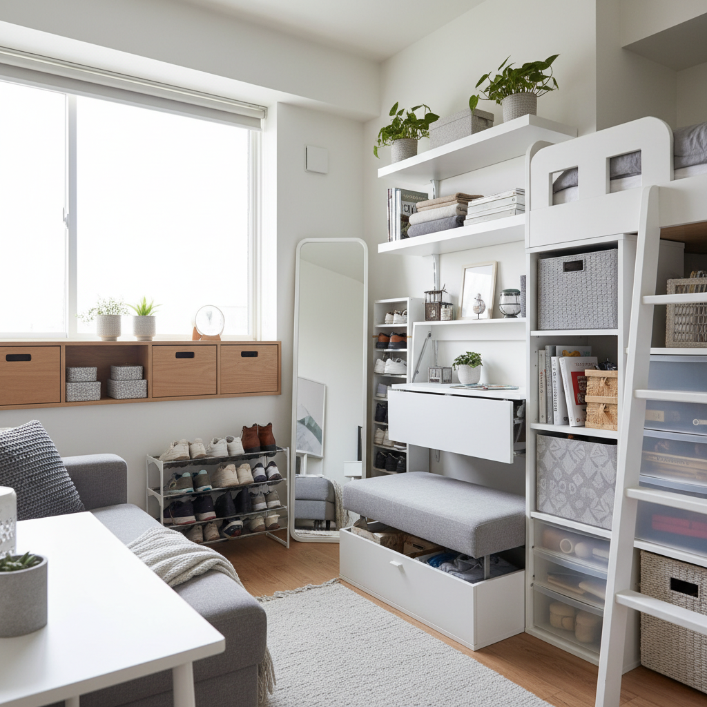 一人暮らし・狭い部屋の収納アイデア徹底解説 | 空間最大化メソッド