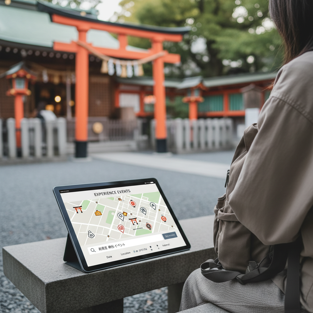 初心者でも楽しめる神社体験イベントはどこで探せますか？