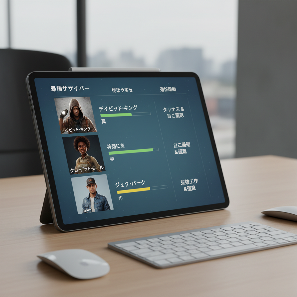dbdモバイルで初心者が使いやすい最強サバイバーのランキングとその理由は何ですか?
