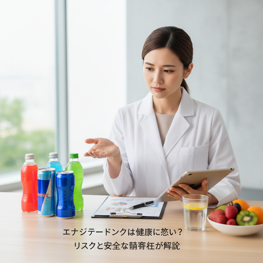 エナジードリンクは健康に悪い?リスクと安全な飲み方を栄養士が解説