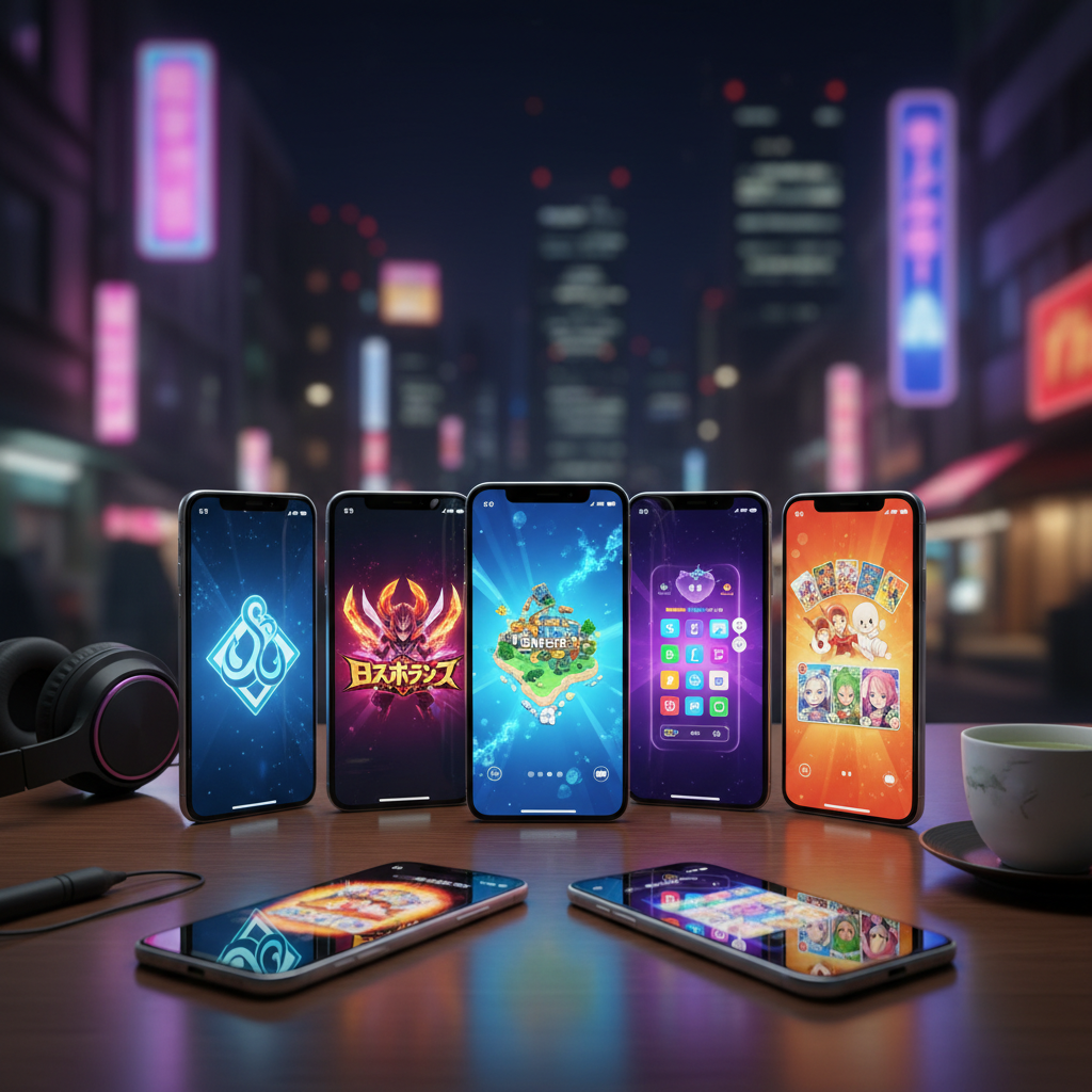 日本のApp Store人気無料モバイルゲーム：DBDモバイルプレイヤー必見のトップ5