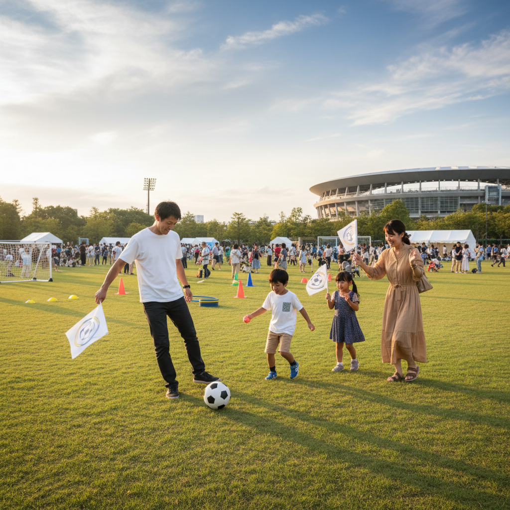 子供と楽しめるサッカーのイベントや観戦スポットはどこがありますか?