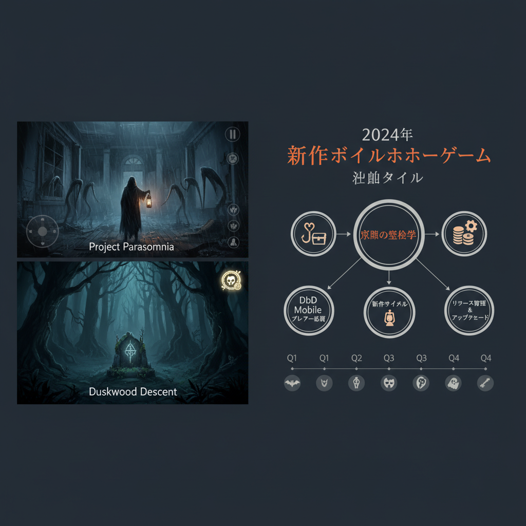 2024年にリリースされる注目すべき新作モバイルホラーゲームは何ですか?