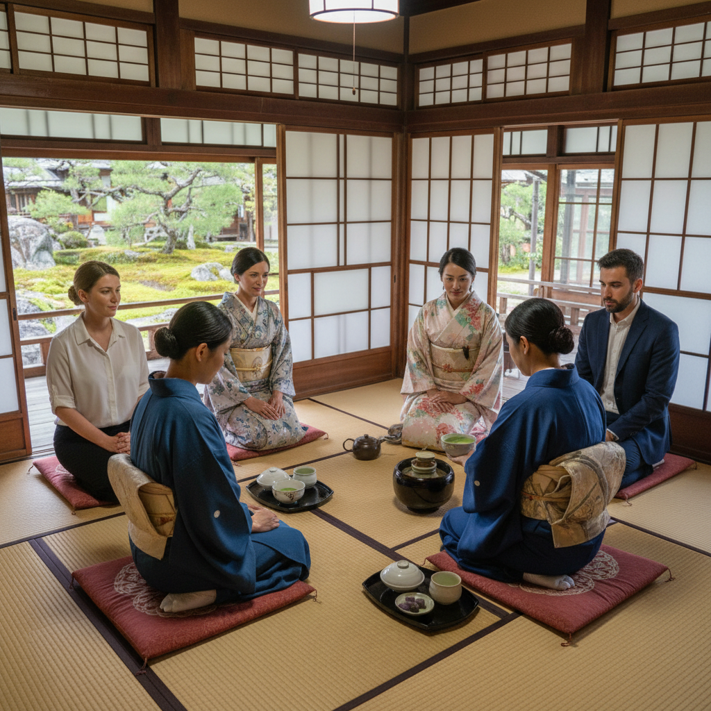 外国人観光客が参加できる伝統的な日本茶イベントにはどんなものがありますか？