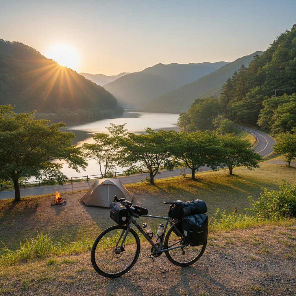 サイクリングとキャンプを同時に楽しめる、おすすめのスポットは日本にありますか?