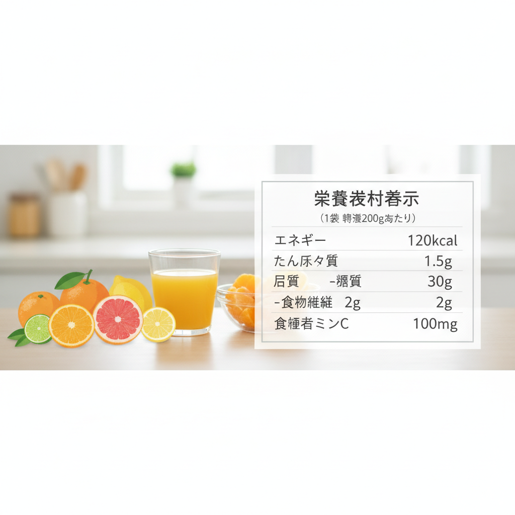 栄養成分表示