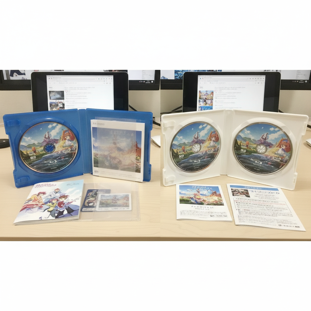 アニメBlu-rayとDVD、画質や特典の違いは?