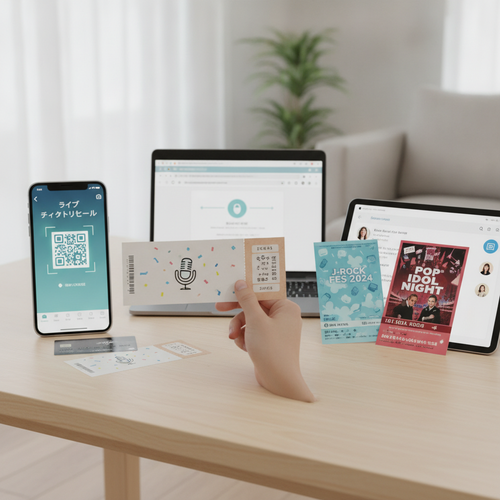ライブ チケットリセール